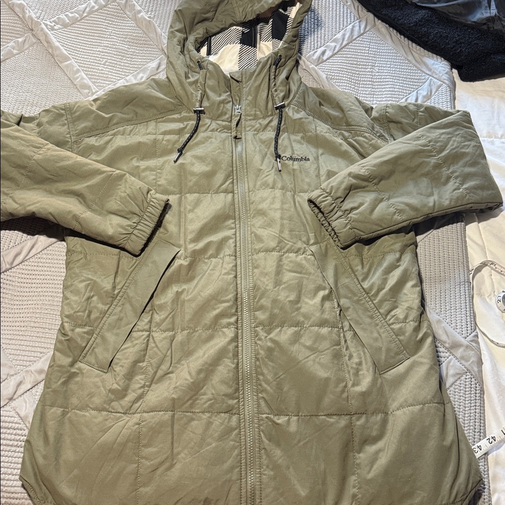 Columbia Sage Green Quilted Jacket